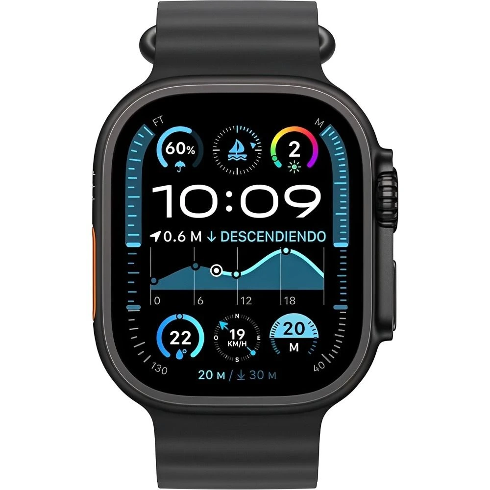 APPLE WATCH ULTRA 2 49MM TITANIUM BLACK OCEAN BLACK - Imagen 2